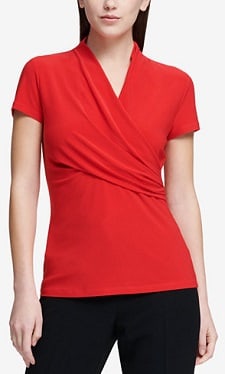 Dkny best sale ruched top