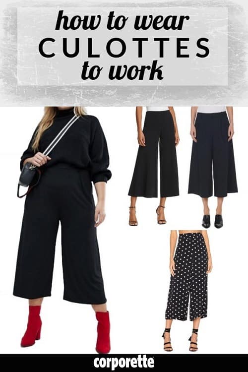 Are culottes appropriate to wear to conservative offices? Every office is unique, but if you're wondering how to wear culottes to work, we've got some tips for you...