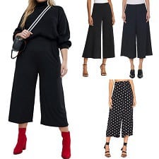 how to wear culottes to work