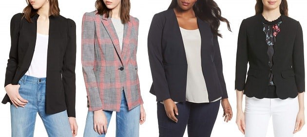 nordstrom half yearly sale 2018 - blazers for women