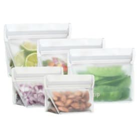 PackTOGO Portion Control Slim Bento Lunch Box Container Set w/Insulated Lunch  Bag for Adults (Gray)