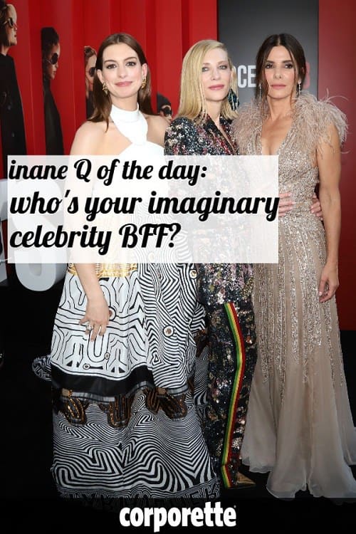Who is your imaginary celebrity BFF or celebrity spirit animal? Who would you want to be trapped in an elevator with? You'd be surprised how many people had the same answer...
