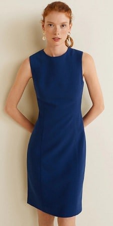 Seam bodycon dress