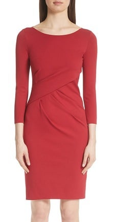 Asymmetrical Waist Sheath Dress