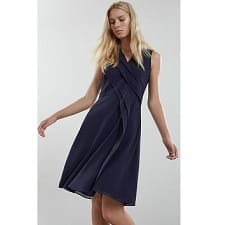Tuesday’s Workwear Report: Pleat Front V-Neck Dress
