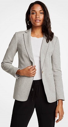 knit blazer - Ann Taylor