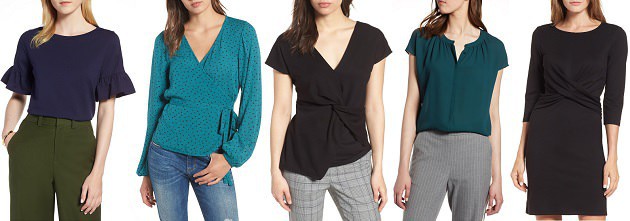 nordstrom anniversary sale 2018 picks under 200 - stylish tops and dresses for work under $50!