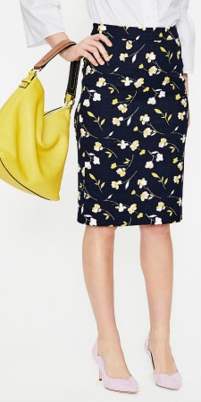 pencil skirts for work in fun prints: Boden