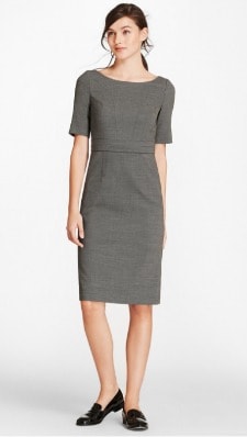 Splurge Monday's Workwear Report: Bird's-Eye Stretch-Wool Sheath Dress ...