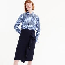 Thursday's Workwear Report: Ruffle Pencil Skirt - Corporette.com