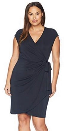 Frugal Friday's Workwear Report: Plus-Size Classic Cap-Sleeve Wrap ...