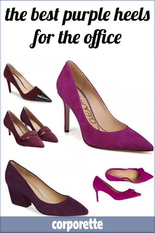 plum coloured heels