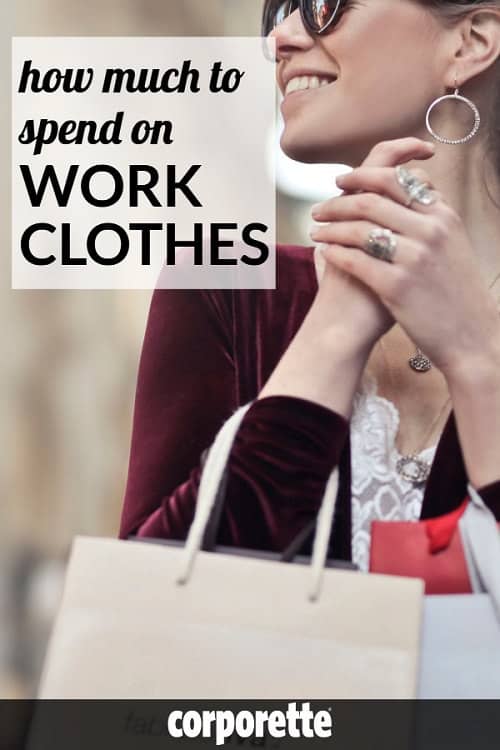 How much do you spend on work clothes? We decided to update a SUPER old post with average prices for individual clothing items for work -- great to hear what our professional women readers are paying on average for pants, sheath dresses, blazers and more! 