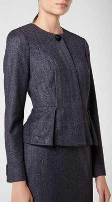 skirt suit wool twill lkb