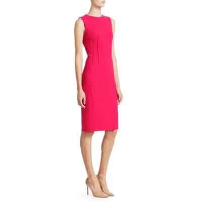 Hot pink work clearance dress