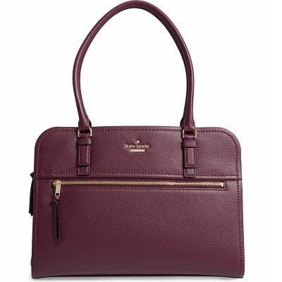 Kate Spade purple tote for laptops