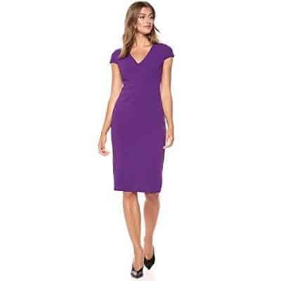 purple dress for work
