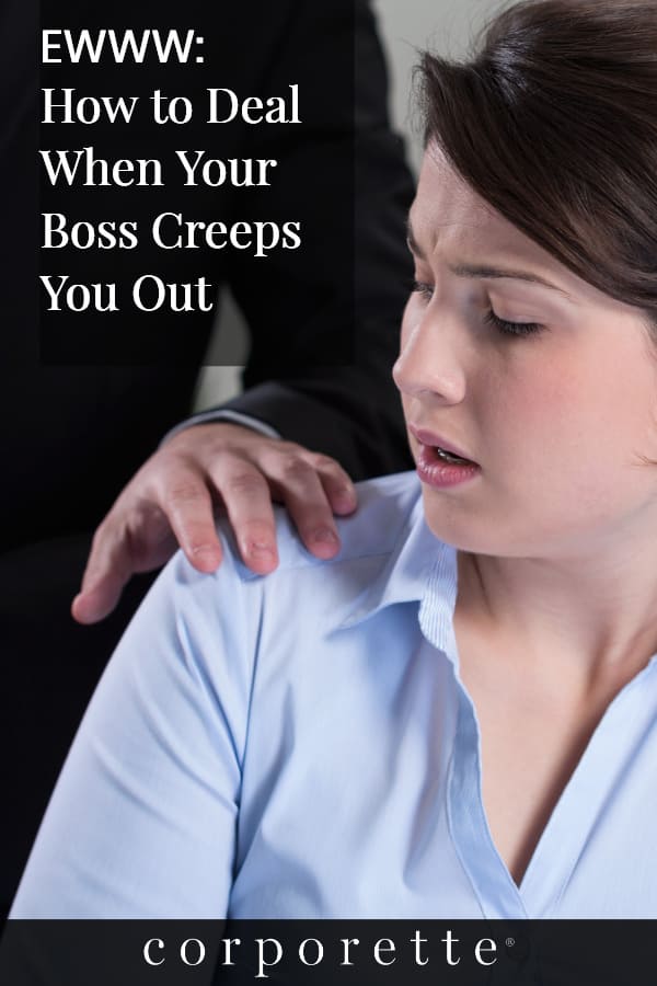 What are the boundaries of "appropriate touch" in the workplace -- and what's the best way to deal when your boss creeps you out? It may be a grabby hug -- a handshake that massages in a weird way -- or a shoulder tap that lingers too long and turns into a weird petting motion. Young women are, unfortunately, subject to this kind of inappropriate behavior from bosses, clients, and coworkers ALL THE TIME -- and you never know when you need to loop in HR or their supervisor, speak up in some way sure to invoke the "geez don't get offended" response, or (best of all worlds) come up with a witty comeback to inappropriate touchers and other office creeps. We also looked at the allegations against Neil deGrasse Tyson, since a lot of the abuse allegations against him fall into these categories...