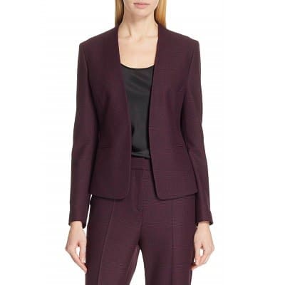 purple pants suit