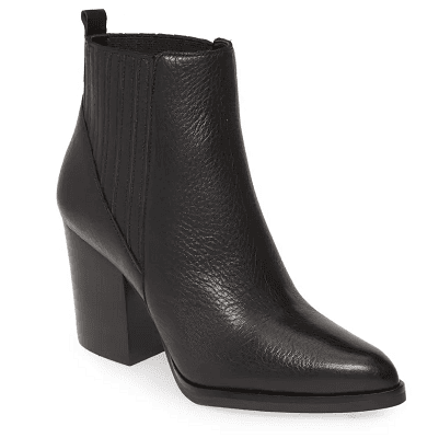 stylish heeled boot for work