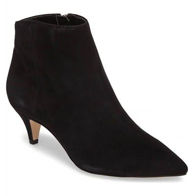 Stylish High-Heeled Boots for Work with Kitten Heels