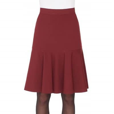 Flounce Hem Skirt