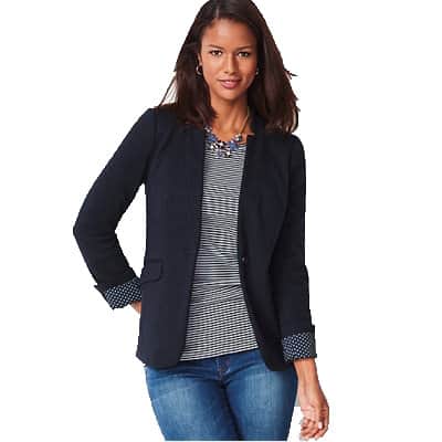 Tuesday's Workwear Report: Perfect Ponte Blazer - Corporette.com