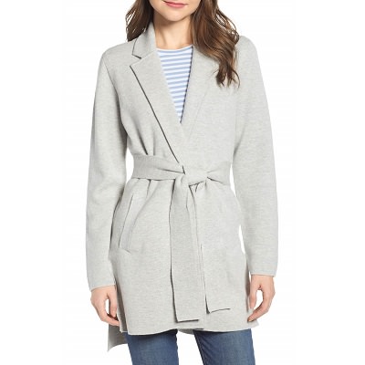 j crew wrap sweater blazer