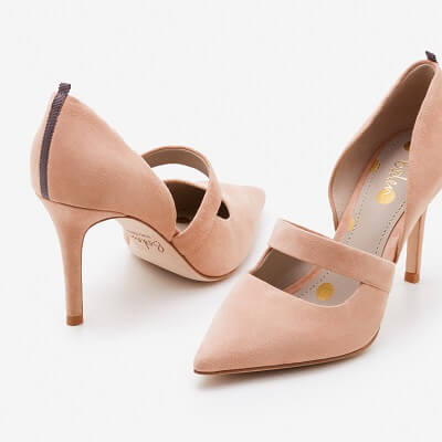 nude shade heels