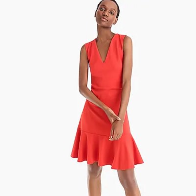 Frugal Friday's Workwear Report: V-Neck Sheath Dress in Recycled Stretch  Ponte 