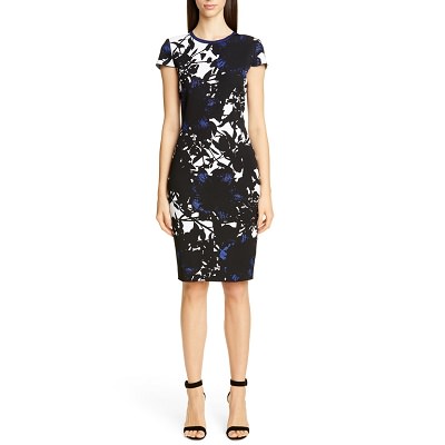 Splurge Monday's Workwear Report: Graphic Floral Jacquard Sweater Dress ...