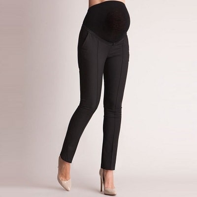 This image has an empty alt attribute; its file name is Seraphine-Tailored-black-maternity-pants-min.jpg