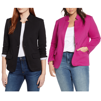 Workwear Hall of Fame: Notch Collar Cotton Blend Blazer