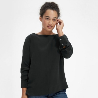Workwear Hall of Fame: The Clean Silk Boatneck Blouse - Corporette.com