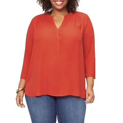 Cheap plus size blouses for work sale