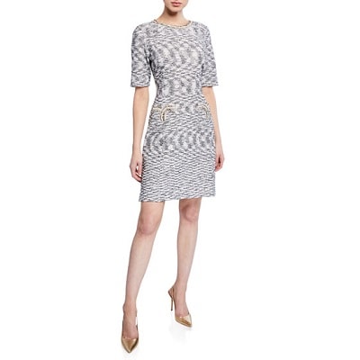 Splurge Monday's Workwear Report: Half-Sleeve Tweed Sheath Dress ...