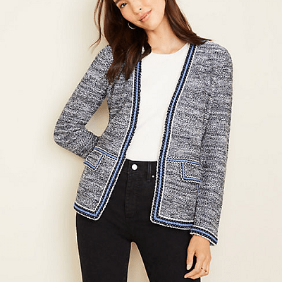 ann taylor sweater jacket