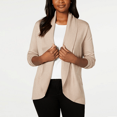 Women's Long Sleeve Open Fron Printed Blazer Cardigan Casual Slim Work Office Coat Outerwear