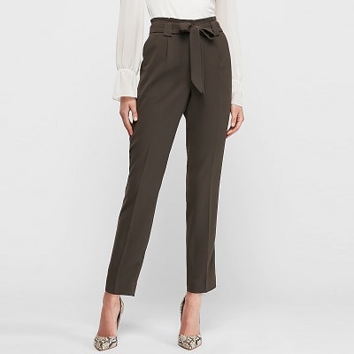 Thursday's Workwear Report: High-Waisted Paperbag Ankle Pant 