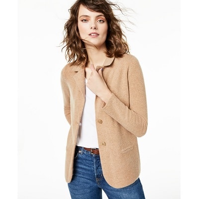 Tuesday's Workwear Report: Cashmere Blazer - Corporette.com