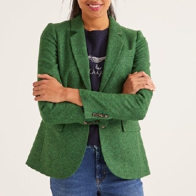 Boden tweed online blazer