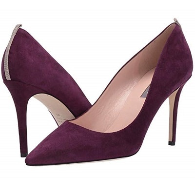Valerie Purple Heels - Step into the 70s with a Pop of Colour