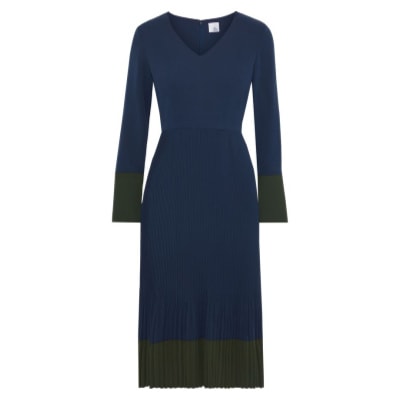 Tuesday's Workwear Report: Marne Pleated Crepe Dress - Corporette.com