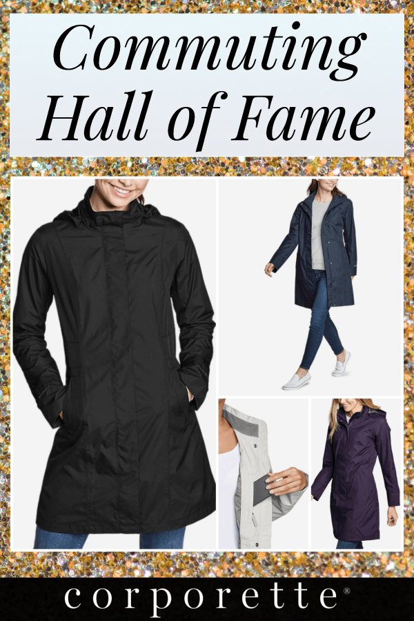 Commuting Hall of Fame Girl on the Go Trench Corporette