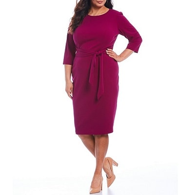 Wednesday's Workwear Report: Knit Crepe Sheath Dress