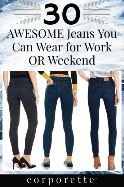The Hunt: The Best Jeans to Wear to Work - Corporette.com