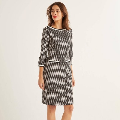 Wednesday's Workwear Report: Rhea Jacquard Dress - Corporette.com