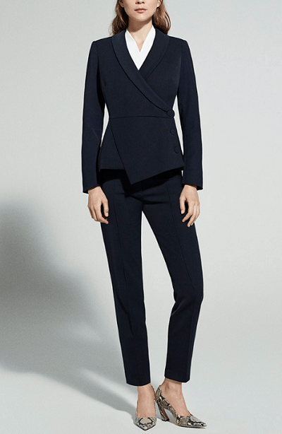 Pantsuits & Bra Tops Are The Proportion-Skewing Trend We Can't Get Enough Of