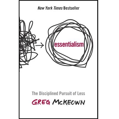 the cover to one of the best books on productivity: ESSENTIALISM