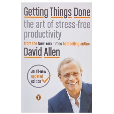 the cover to one of the best books on productivity: GETTING THINGS DONE